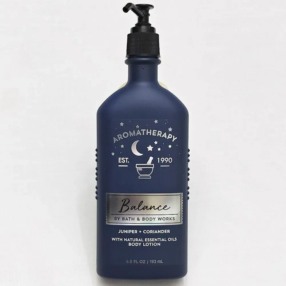 BATH & BODY WORKS Aromatherapy BALANCE Body Lotion Juniper + Coriander NEW